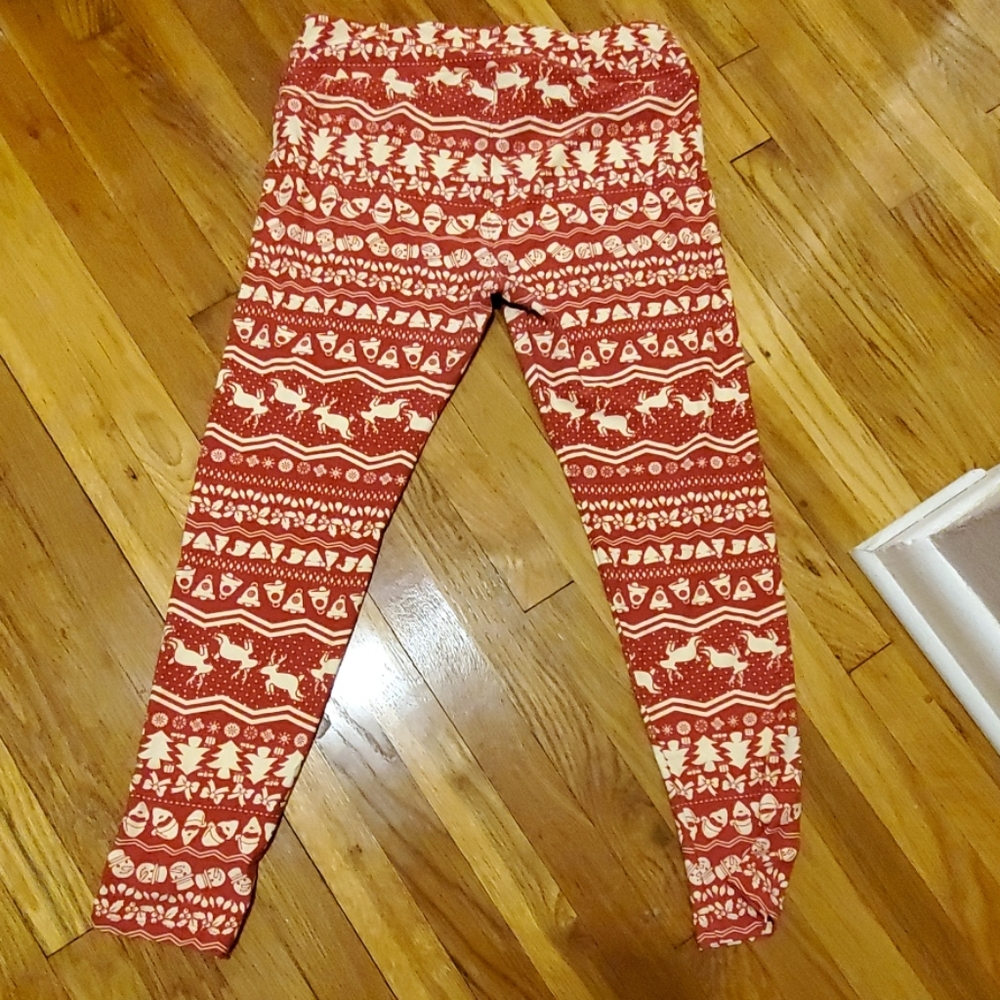 Tall and curvy Lularoe Holiday/Christmas leggings